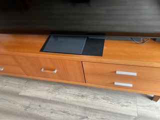 Conjunto comedor madera cerezo