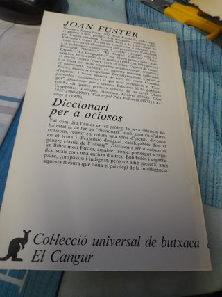 Diccionari per a ociosos (en català)