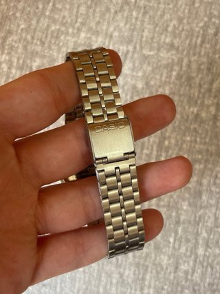 Reloj Casio MTP Plateado Entero
