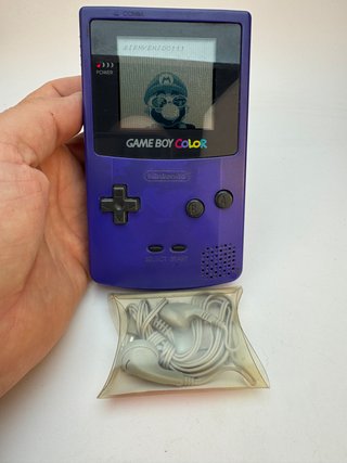 Nintendo Game Boy Color Morado + Juego Mario