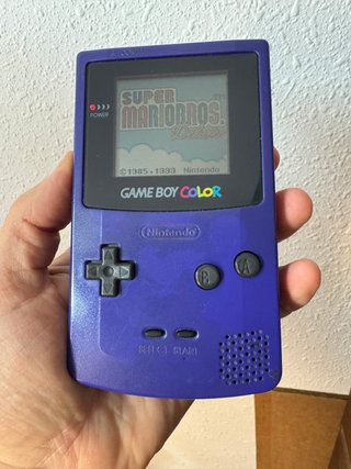 Nintendo Game Boy Color Morado + Juego Mario