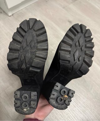 Botines negros tacón