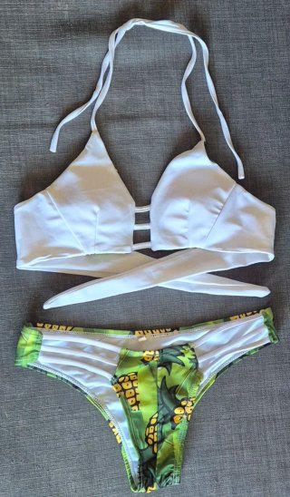 Bikini reversible piñas