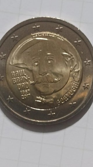 2€ Portugal Raul Brandão 1867-2017