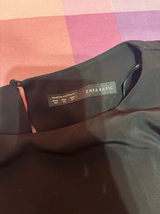 Vestido negro Zara Basic