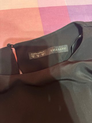 Vestido negro Zara Basic