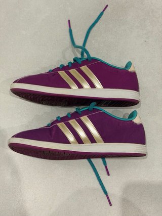 Zapatillas Adidas Talla 35.5 Morado Turquesa