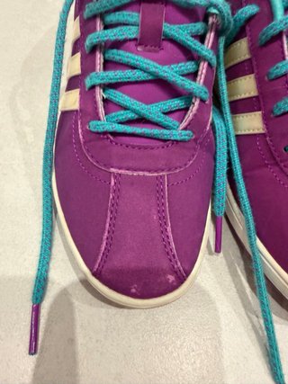 Zapatillas Adidas Talla 35.5 Morado Turquesa