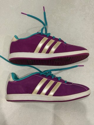 Zapatillas Adidas Talla 35.5 Morado Turquesa