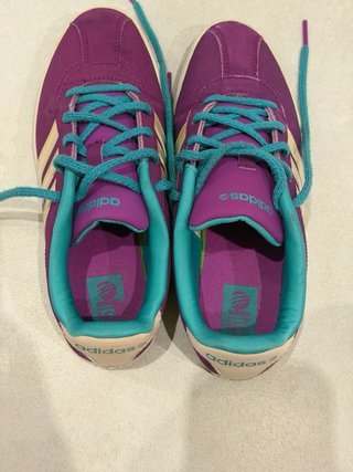 Zapatillas Adidas Talla 35.5 Morado Turquesa