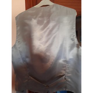 Chaleco de traje BORI gris/plateado
