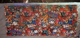 Alfombrilla Gaming Graffiti Multicolor