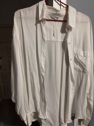 Camisa Clockhouse Blanca Talla L