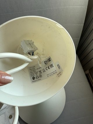 Lámpara de techo blanca