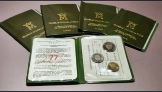 Lote 15 Carteras Pruebas Numismáticas 77 y 79