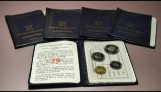 Lote 15 Carteras Pruebas Numismáticas 77 y 79