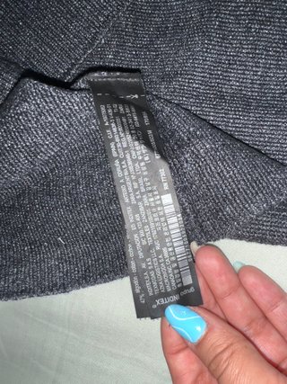 Camiseta punto Zara gris oscuro M/38/10