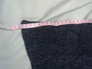 Camiseta punto Zara gris oscuro M/38/10