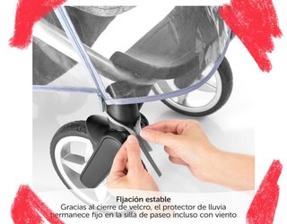 Protezione pioggia universale per passeggini
