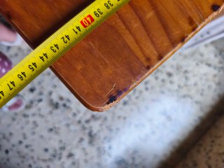 Cómoda de madera con 4 cajones