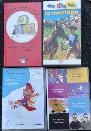 Lote 4 Film DVD Infantili Educativi