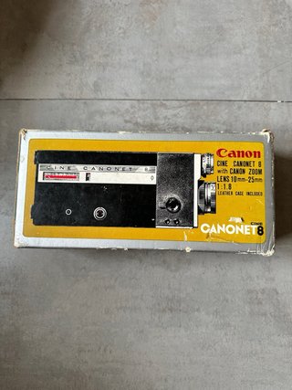 Canon Cine Canonet 8 impecable y completa.
