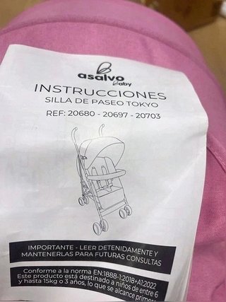Asalvo Tokyo Silla de Paseo Ultraligera para bebé