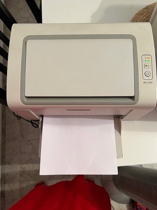 Impresora HP Blanca y Azul