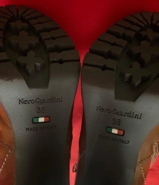 Botines de piel NeroGiardini marrones