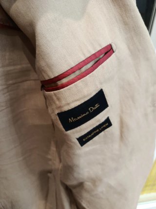 Chaqueta Massimo Dutti Talla 52 Beige