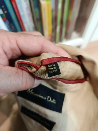 Chaqueta Massimo Dutti Talla 52 Beige