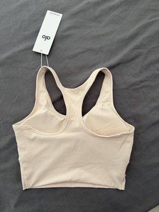 Alo Yoga Top Deportivo Beige y Marrón