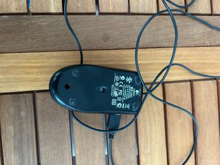 Mouse Logitech USB Nero