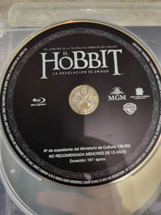 El Hobbit:La Desolación de Smaug Blu-ray+DVD+copi
