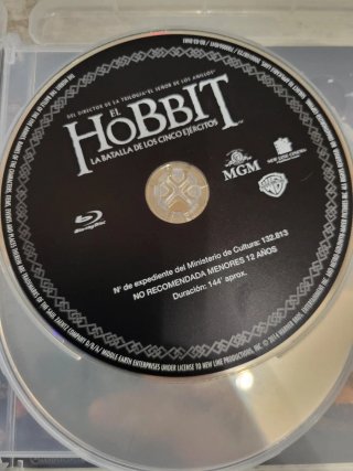 El Hobbit:La Batalla de los Cinco Ejércitos Blu-ra