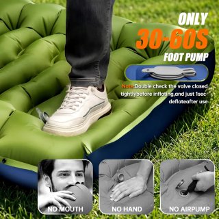 Colchoneta inflable para camping
