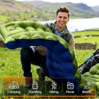 Colchoneta inflable para camping