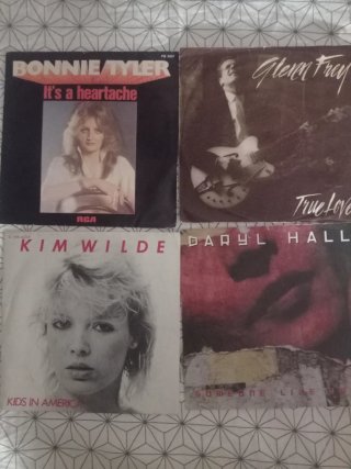 Lote Vinilos Años 80 Pop Rock Internacional