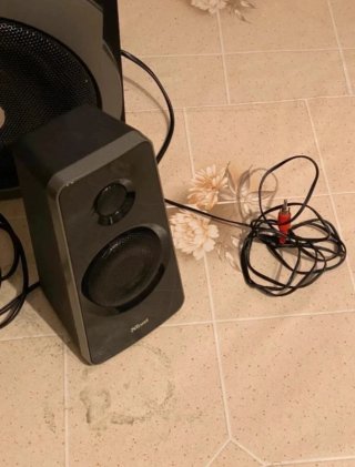 ALTAVOCES TRUST 2.1 CON SUBWOOFER Y GRAVES POTENTE