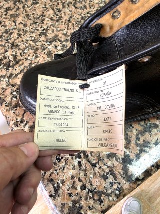 Stivali Trueno in Pelle Taglia 40 Vintage Nuovi