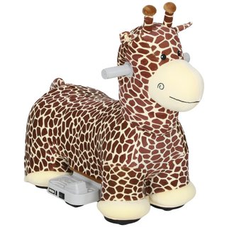 Giraffe zum Reiten, fahrendes Reitpferd in Giraffe