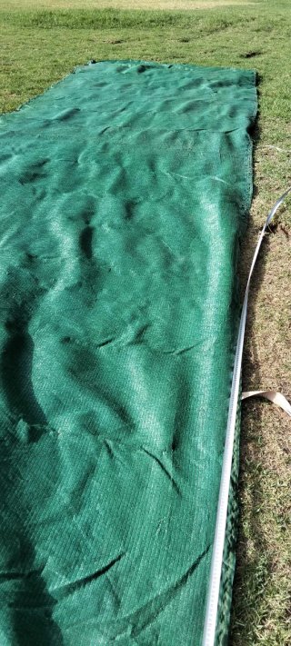 Tela de rafia verde