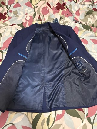 Traje de hombre azul