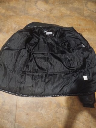 Abrigo Moncler Negro Cremallera Doble