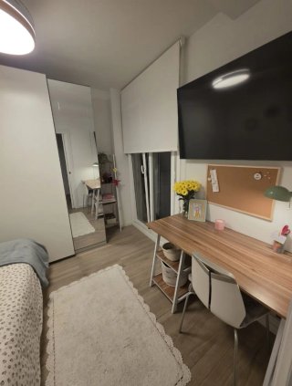 Adaptación de habitacion en sala.