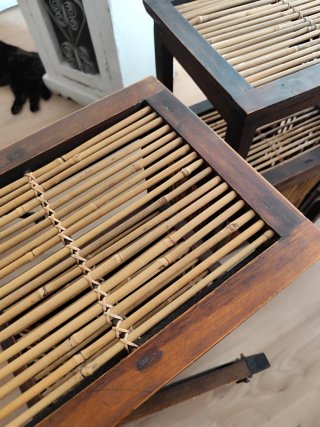 Muebles madera y bambú