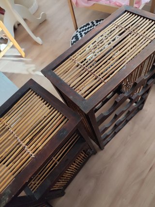Muebles madera y bambú