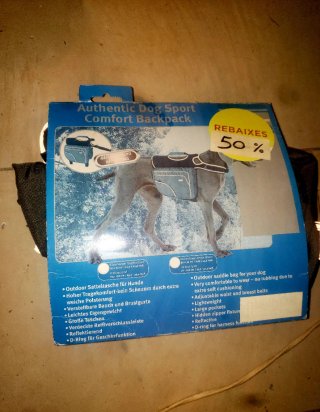 Mochila Arnés Perro  Talla L