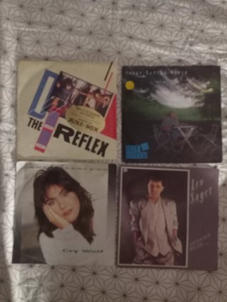Lote 4 Vinilos Años 80 Pop Rock internacional