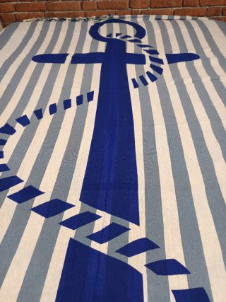2 UNIDADES 15€ COLCHA NÁUTICA AZUL MULTIUSOS